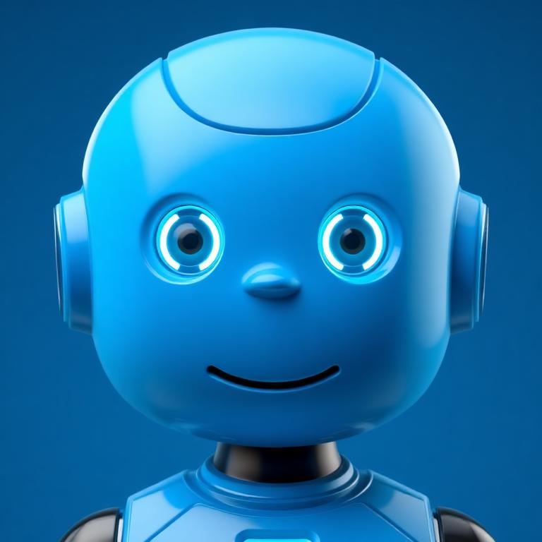 Bit_Ai robot mascot close-up