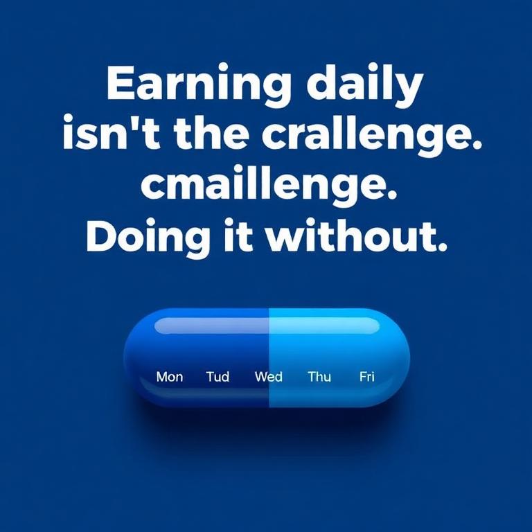 Earning daily — Mon to Fri capsule